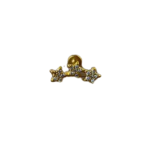 Trio de Estrellas Dorado