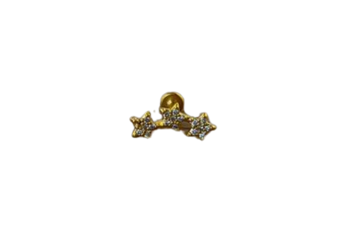 Trio de Estrellas Dorado