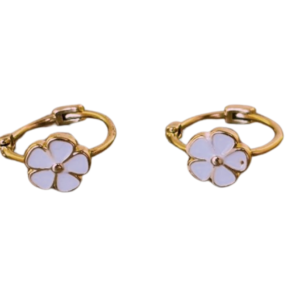 Arracada Flor Blanca