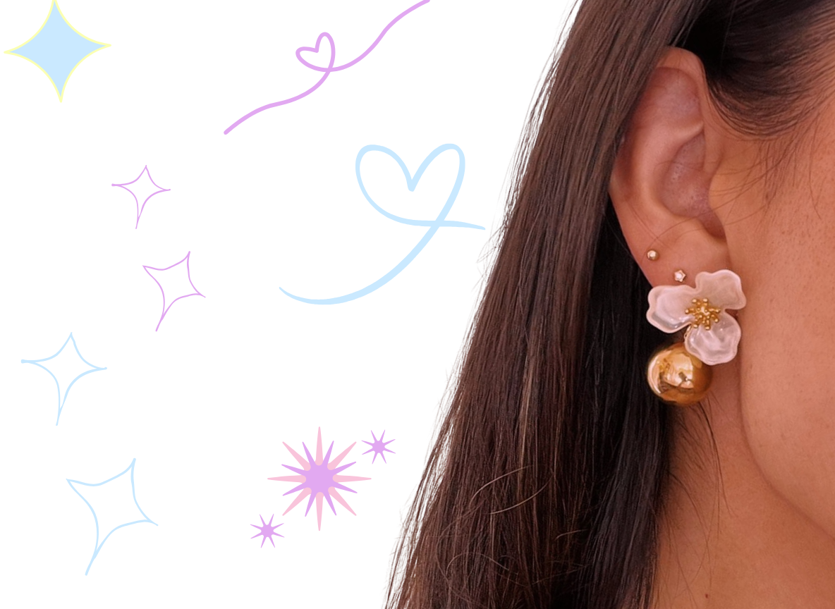 Arete Floral - Imagen 2