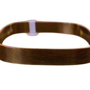 Pulsera Cuadrada Dorada Matte