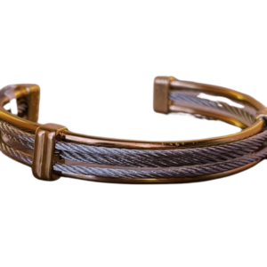 Pulsera Bicolor con Broches