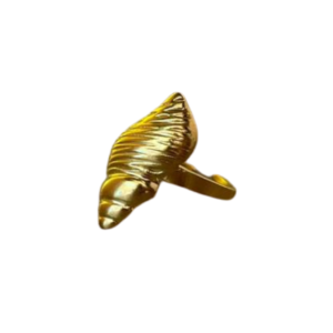 Anillo Concha Dorada
