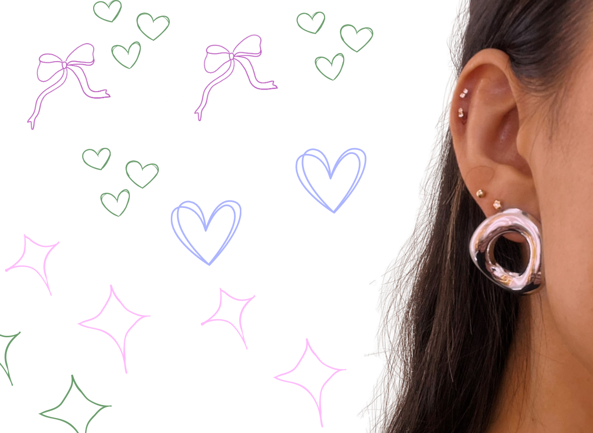Aretes Dona Plateada - Imagen 2