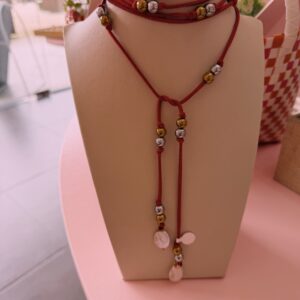Collar luna roja